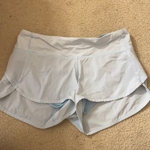 Baby blue Lululemon shorts